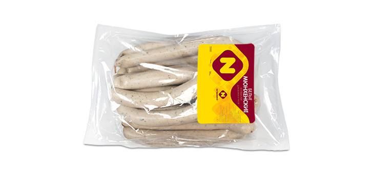 колбаски Белые Мюнхенские натуральная оболочка газ 4 кг Останкино