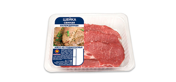 Шейка свиная в нарезке охлажденная 500 грамм Останкино